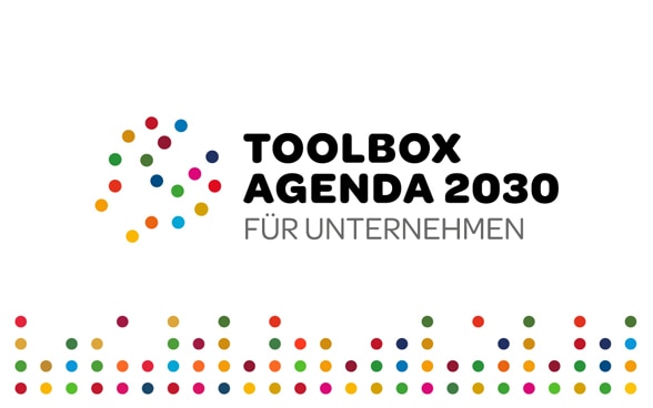 Logo der Toolbox der Agenda 2030 für Unternehmen