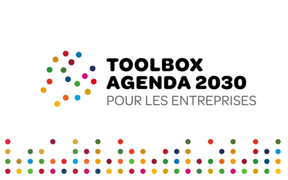 Logo de la boîte à outils de l'Agenda 2030 pour les entreprises