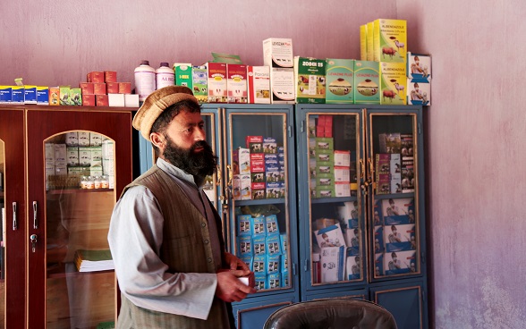 Hassamuddin at his para-vet center