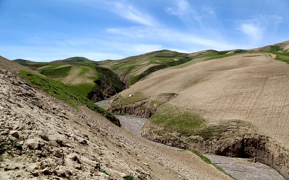 Soil/rill erosion in a village nearby Rustaq town