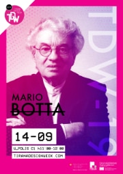 Arktitekti zviceran Mario Botta do të jetë në Tiranë më 14 Shtator, 2019.