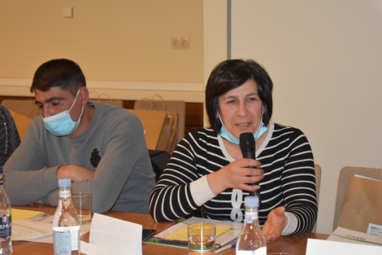 Benefitiary farmer of the "Livestock Development in the South of Armenia" project