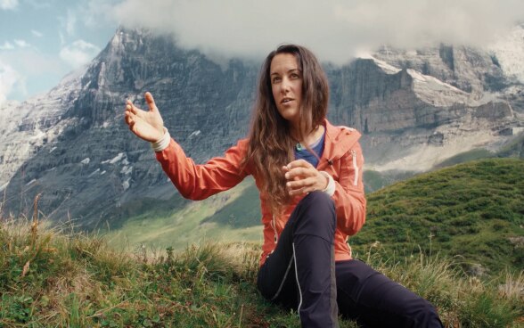 Bergführerin Carla Jaggi in «Bergfahrt»
