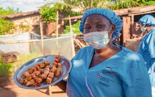 Entrepreneure agroalimentaire de Provica_GIZ, soutenue à travers le programme ESPOIR de la Coopération suisse au Bénin