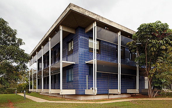 Le bâtiment de l'ambassade à Brésil