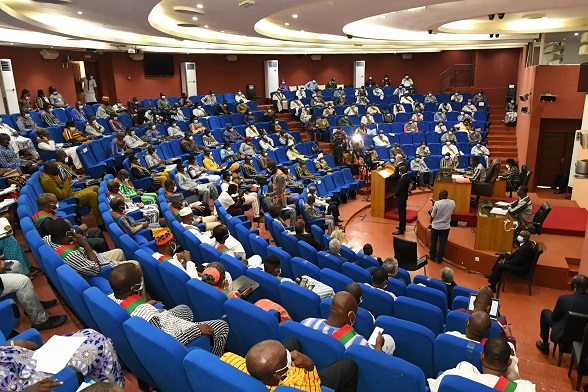 Prise de parole du président du Conseil national suisse à l'Assemblée nationale du Burkina Faso