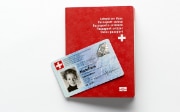 A Swiss passport and identity card