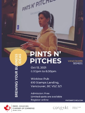 Pints n' Pitches Vancouver on October 13, 2021 