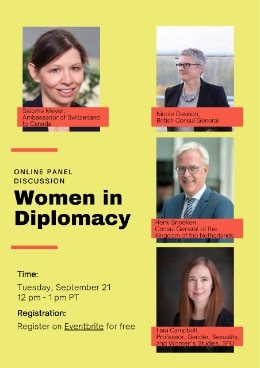 Flyer: Women in Diplomacy