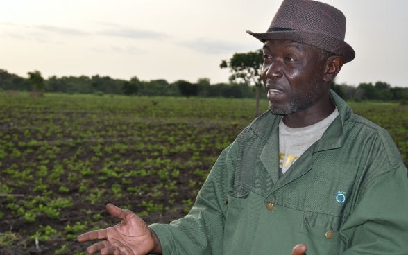 Agriculteur à Balimba au Moyen Chari