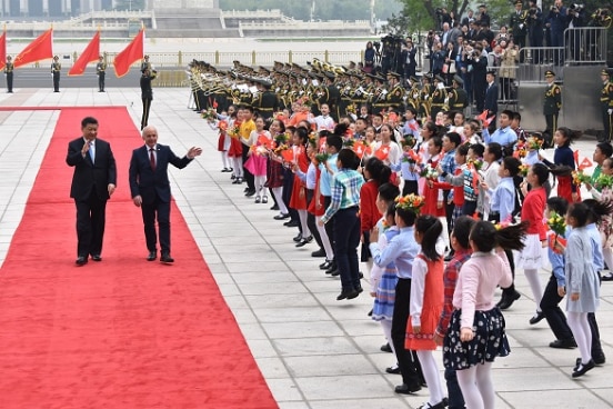 Swiss President Ueli Maurer meets Chinese President Xi Jinping