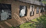 Annemarie Schwarzenbach - Photo Exhibition on the outside wall of the Swiss embassy