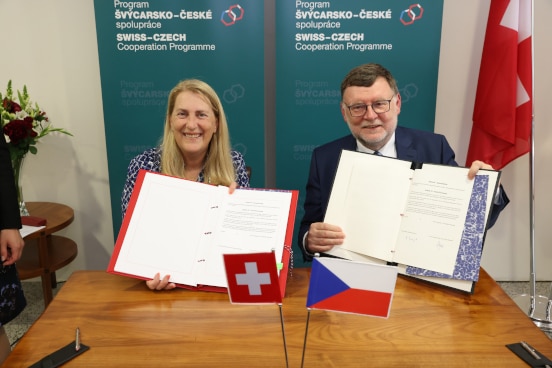 La Svizzera e la Repubblica Ceca firmano un accordo quadro