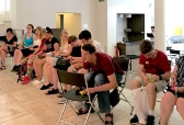 Die Ausstellung Druhý život/A Second Life und ein spezielles Programm für Schulen haben auch Schüler und Lehrer der Mittelschule Gemini  in Brno besucht.
