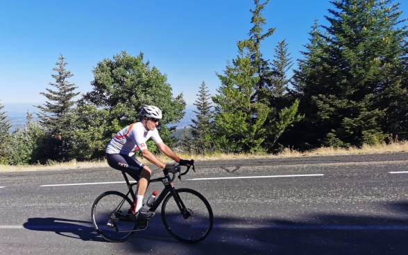 L'ambassadeur Balzaretti au Mont  Ventoux