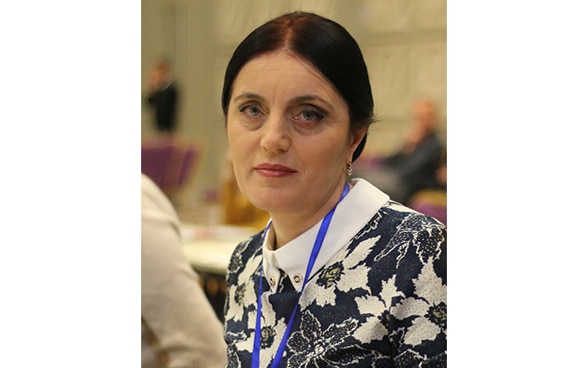 Shushana Putkaradze at Women's Business Forum in Batumi, Georgia.