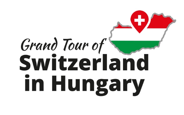 Das Logo der Grand Tour of Switzerland in Hungary