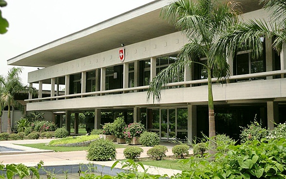 The embassy premises in New Delhi