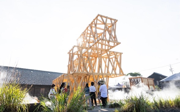 ETH Zurich’s three-storey tall timber frame structure 