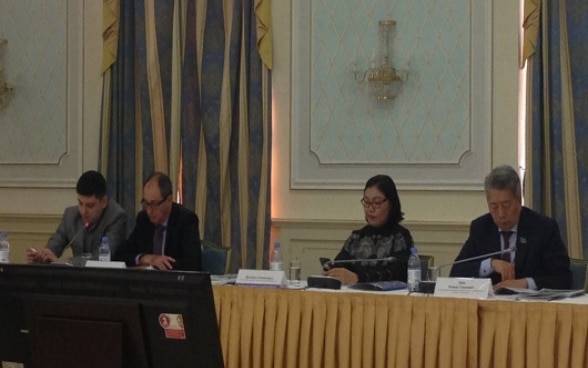 Panel at Biofin Astana with Ambassador of Switzerland in Kazakhstan and other Participants