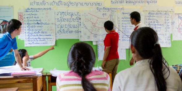 Participatory village planning in Luang Prabang, Lao PDR.