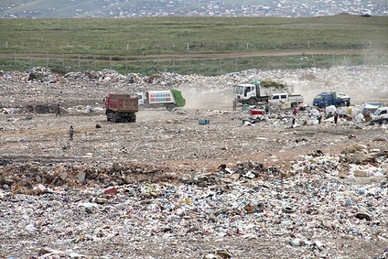 Dumpsite in Ulaanbaatar