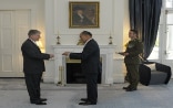 Lieutenant General The Right Honourable Sir Jerry Mateparae, receives the credentials of the Swiss Ambassador ©FDFA