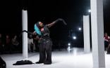 Woman performing