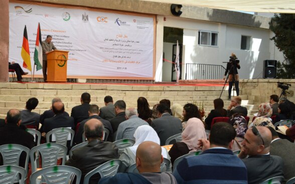 Palestine technical college – Kadouri Center of Competence for fashion design and the manufacturing of wearing apparel”, official opening