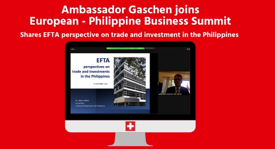 Ambassador Gaschen joins European - Philippines Business Summit