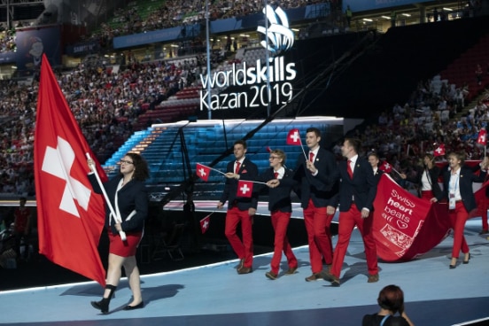 Délégation suisse aux WorldSkills Kazan 2019
