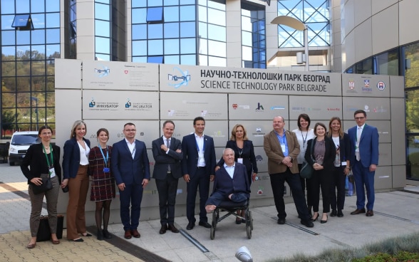 Swiss parliamentarians visit Science and Technology Park Belgrade