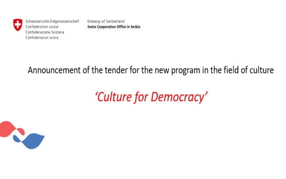 Culture for Democracy: Tender announcement