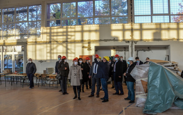 H.E. Ms. Isabelle Moret and her delegation visit ''Branko Krsmanović" school in Sikirica