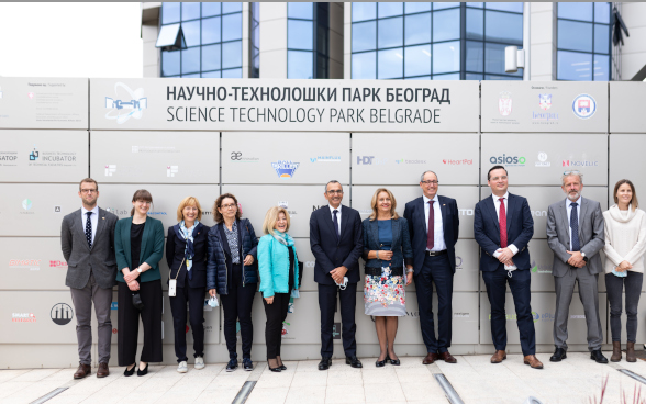 Representatives of Switzerland and Science and Technology Park Belgrade