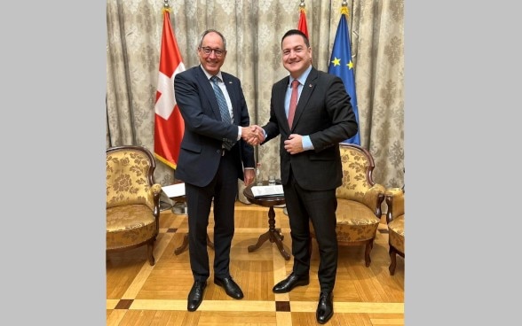 Ambasador Urs Šmid i ministar Branko Ružić