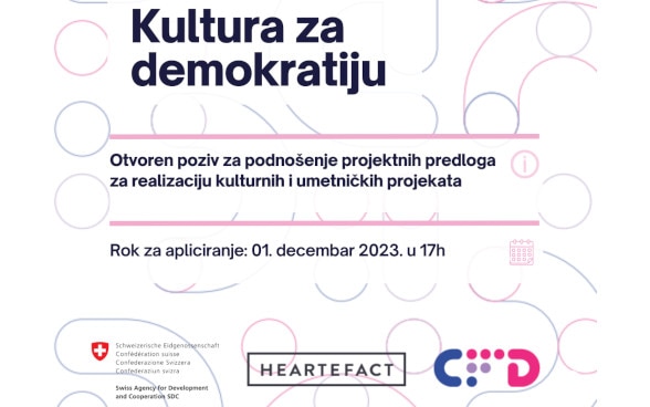 Projekat Kultura za demokratiju: Otvoren četvrti javni poziv