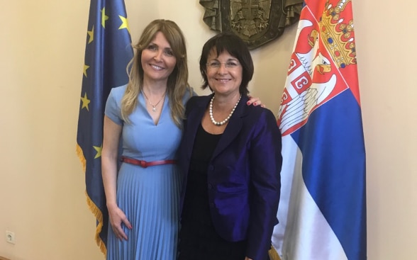 Pomoćnik ministra Garbijela Grujić i Dr. Ursula Renold