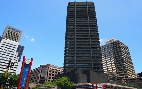 View of the Swiss Consulate General building in Cape Town