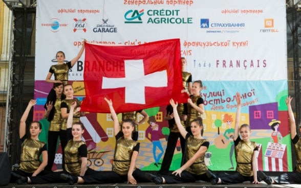 Francophonie Day at the Kostelna Street Celebration in Kyiv. June 12, 2016. © O.Zubko