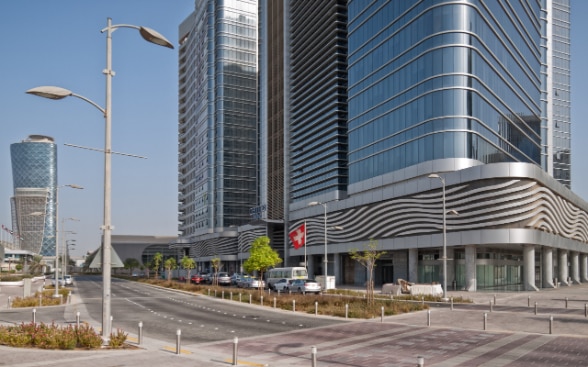 Die Schweizerische Botschaft in Abu Dhabi