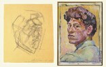 Alberto Giacometti, self protraits, 1923-4 and 1921, © The Estate of Alberto Giacometti (Fondation Giacometti, Paris and ADAGP, Paris) 2015