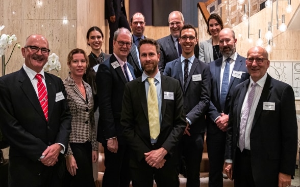 Group photo of panelists and organisers