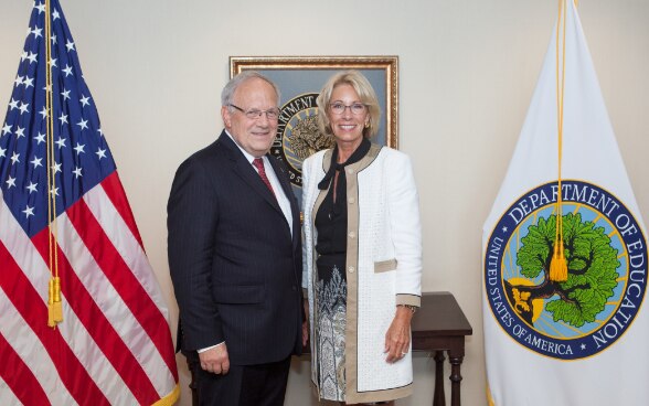 Federal Councillor Schneider-Ammann's meeting with U.S. Secretary of Education, Betsy DeVos