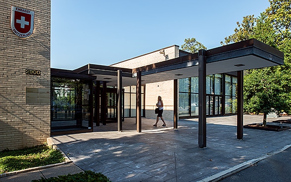 Le bâtiment de l'ambassade à Washington