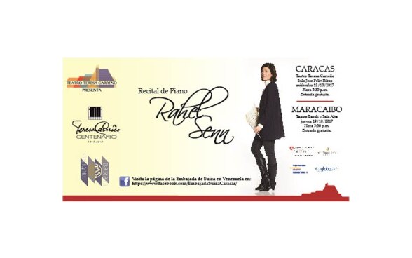 La pianista suiza Rahel Senn en Venezuela