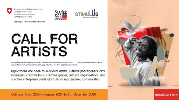 Swiss Arts and Culture Fund for Zimbabwe launches first round of grants.