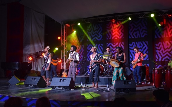 Switzerland hosts a multicultural musical band at the Harare International Festival of the Arts 2017