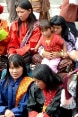 Women and children attending an event.