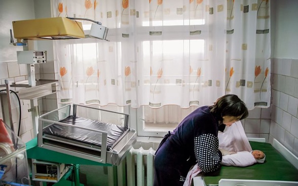 Muchos hospitales de Moldavia tienen escasez de personal cualificado.